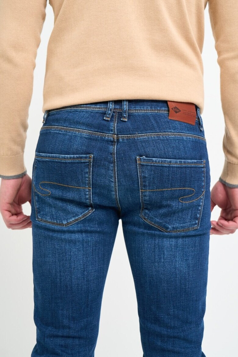 Lee Cooper Слим дънки с копчета - Тъмносин - Pepit.bg