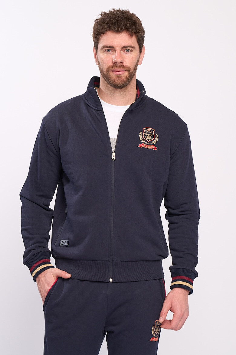 Lee Cooper Суитшърт с цип и лого - Pepit.bg