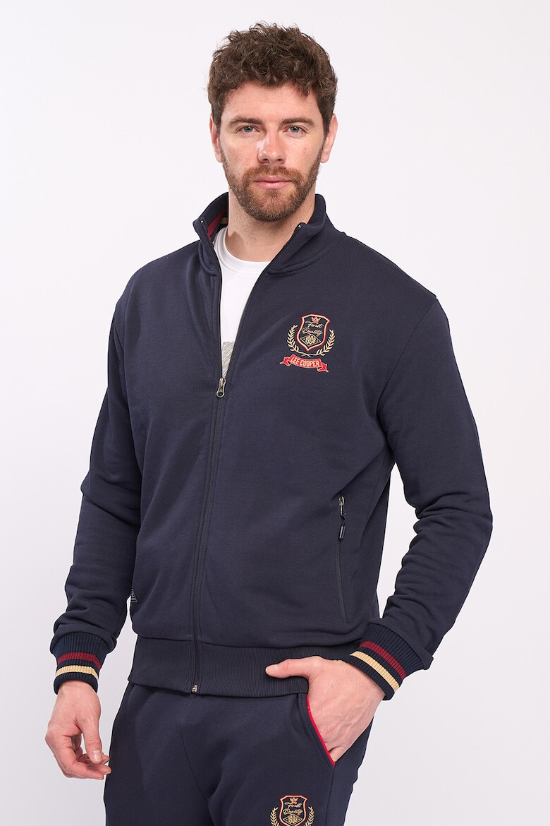 Lee Cooper Суитшърт с цип и лого - Pepit.bg