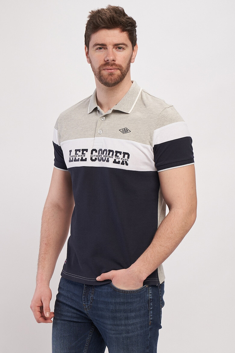 Lee Cooper Тениска на лога с яка - Pepit.bg