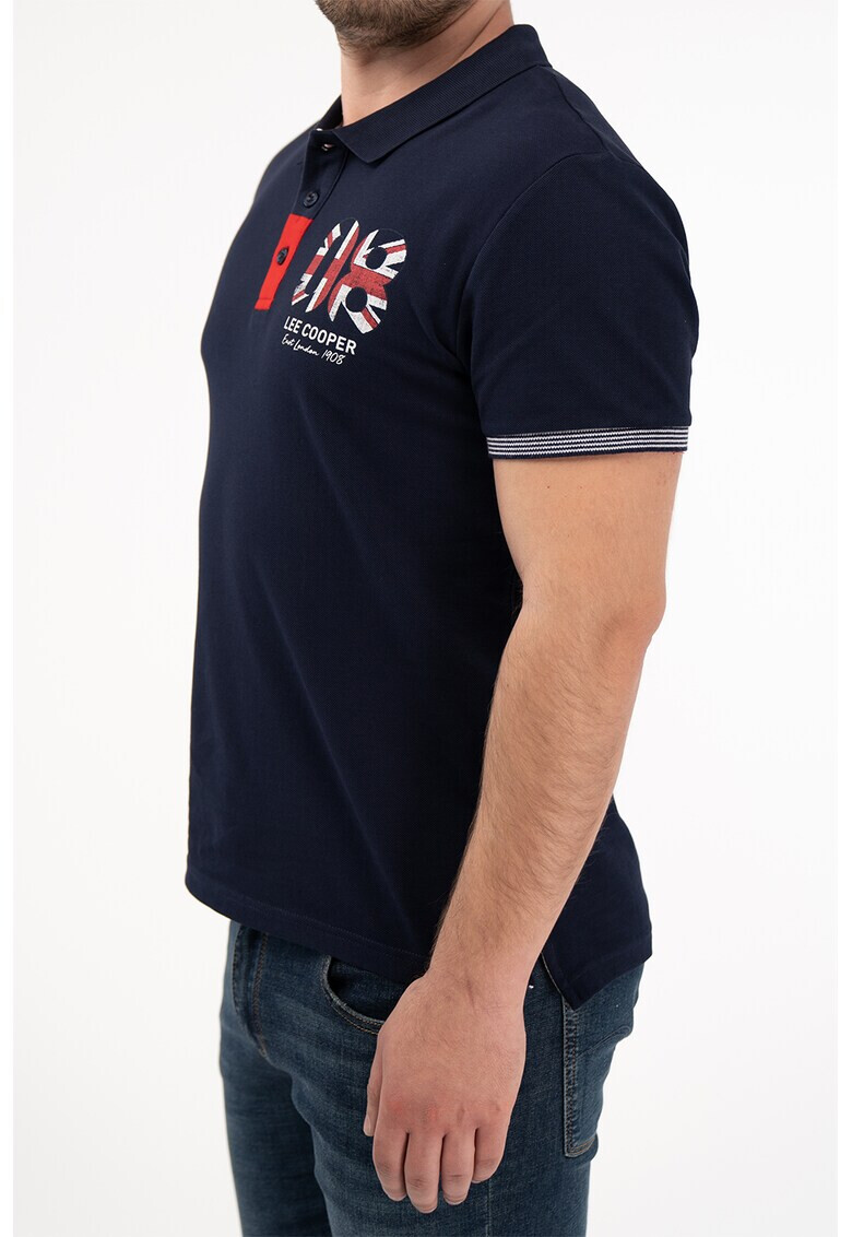 Lee Cooper Тениска от пике с яка - Pepit.bg