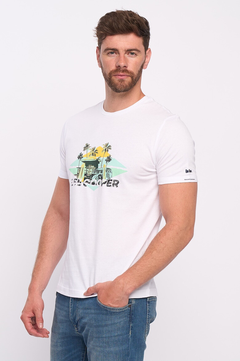 Lee Cooper Тениска с фигурален принт - Pepit.bg