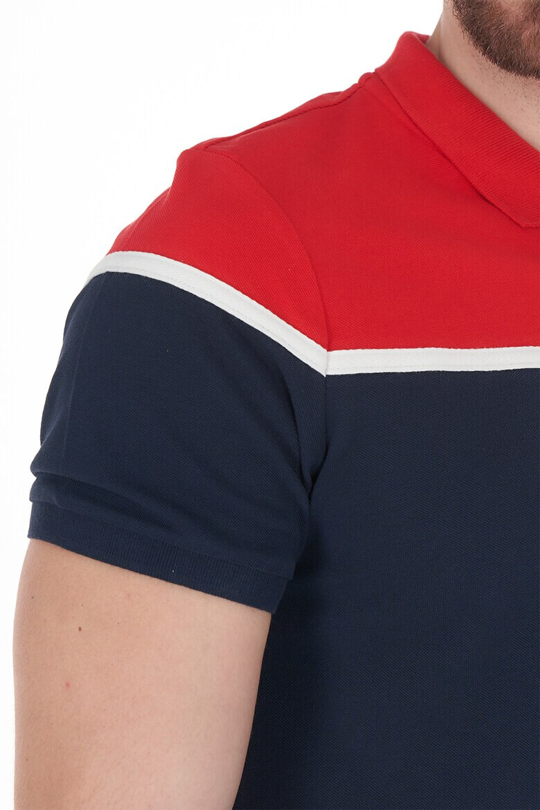 Lee Cooper Тениска с яка и лого - Pepit.bg