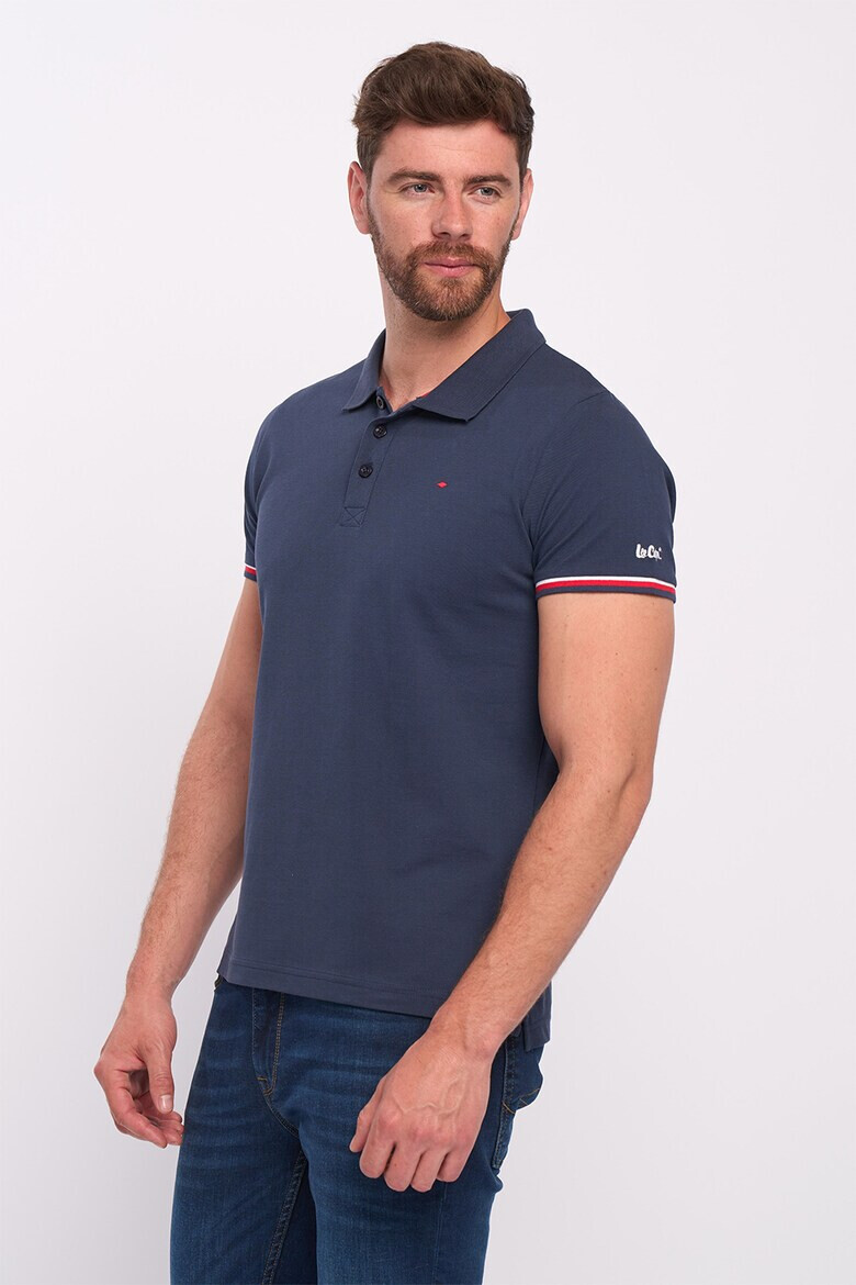 Lee Cooper Тениска с яка и лого - Pepit.bg