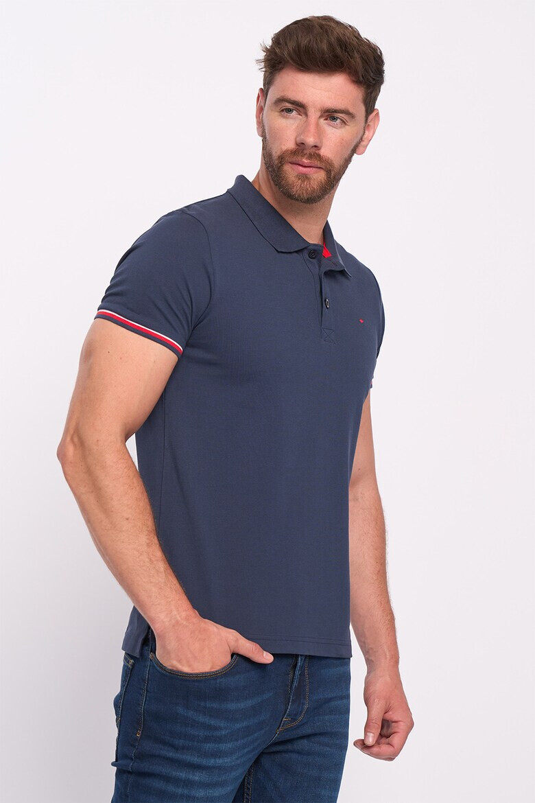 Lee Cooper Тениска с яка и лого - Pepit.bg