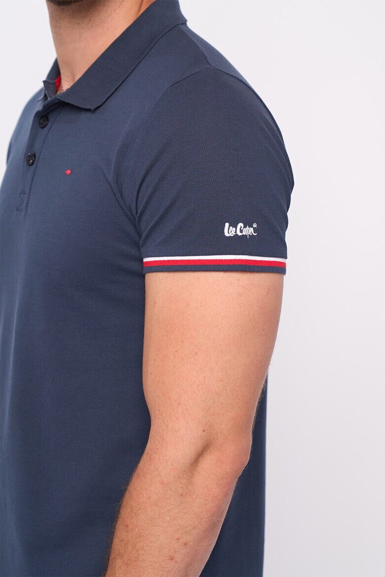 Lee Cooper Тениска с яка и лого - Pepit.bg