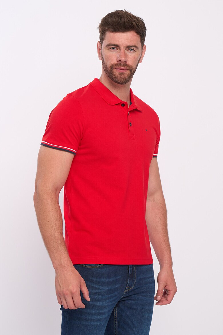 Lee Cooper Тениска с яка и лого - Pepit.bg