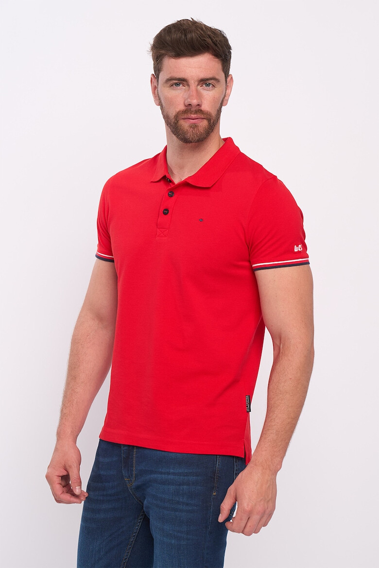 Lee Cooper Тениска с яка и лого - Pepit.bg