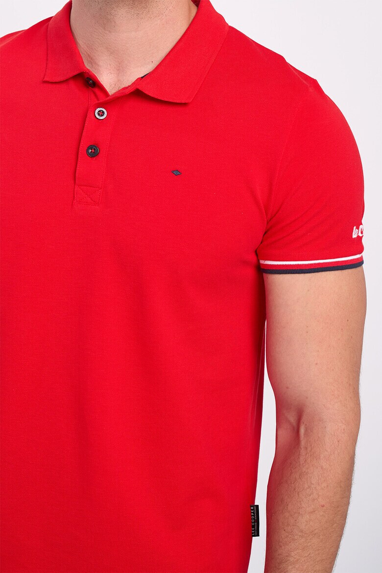 Lee Cooper Тениска с яка и лого - Pepit.bg
