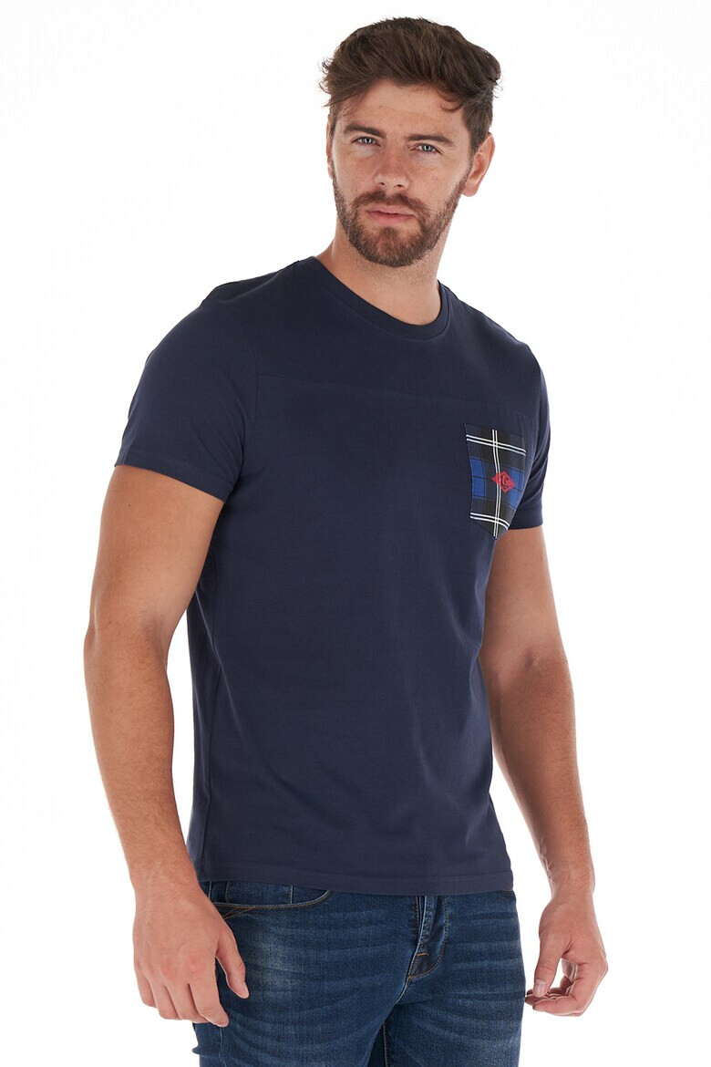 Lee Cooper Тениска с кариран джоб на гърдите - Pepit.bg
