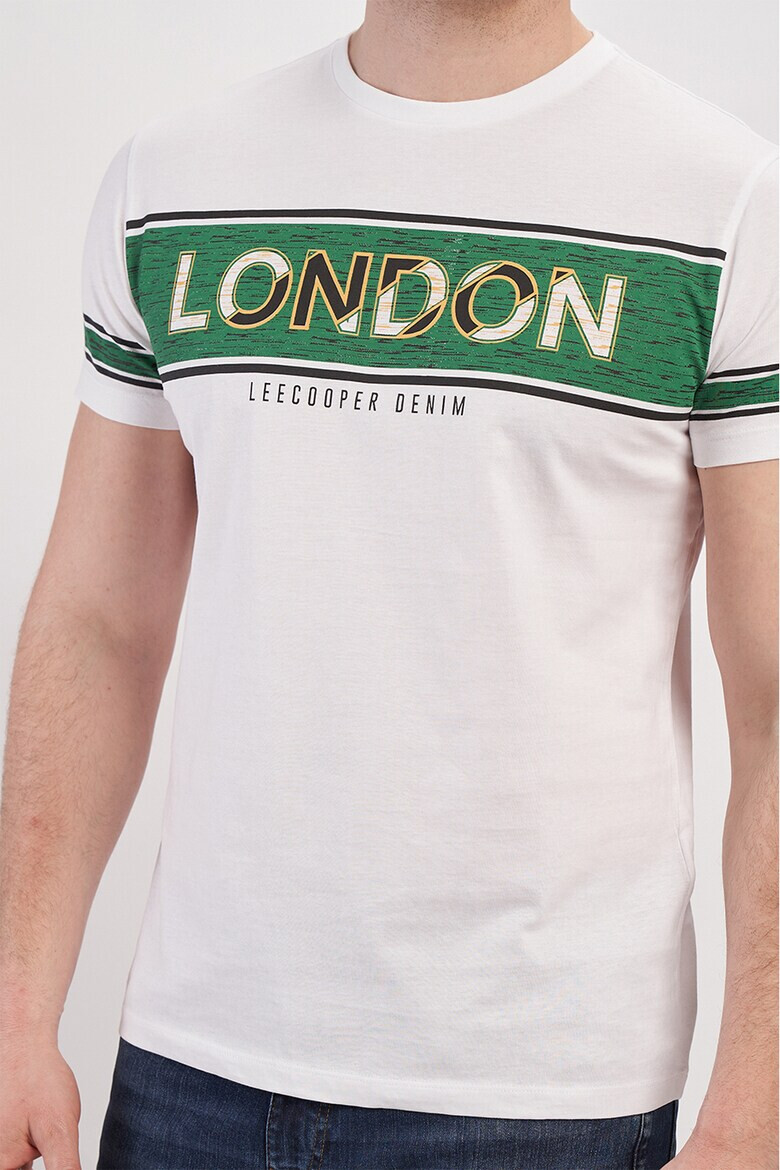 Lee Cooper Тениска с контрастно райе - Pepit.bg