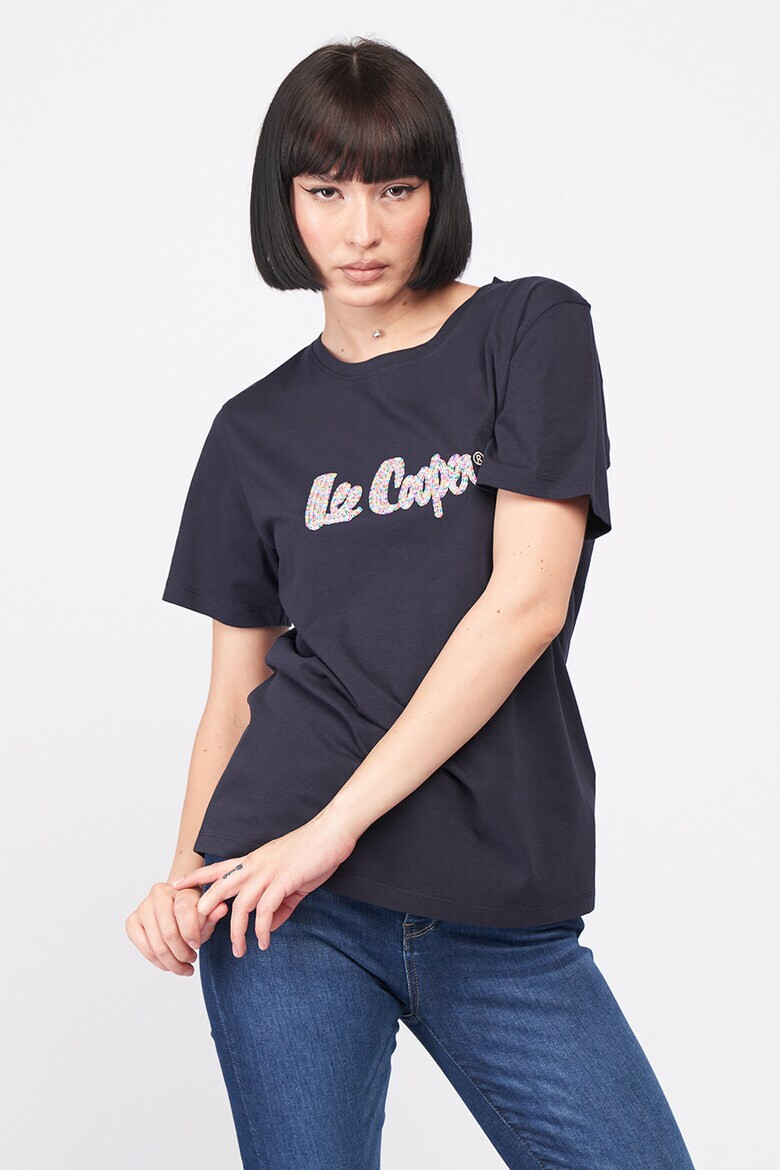 Lee Cooper Тениска с лого от пайети - Pepit.bg