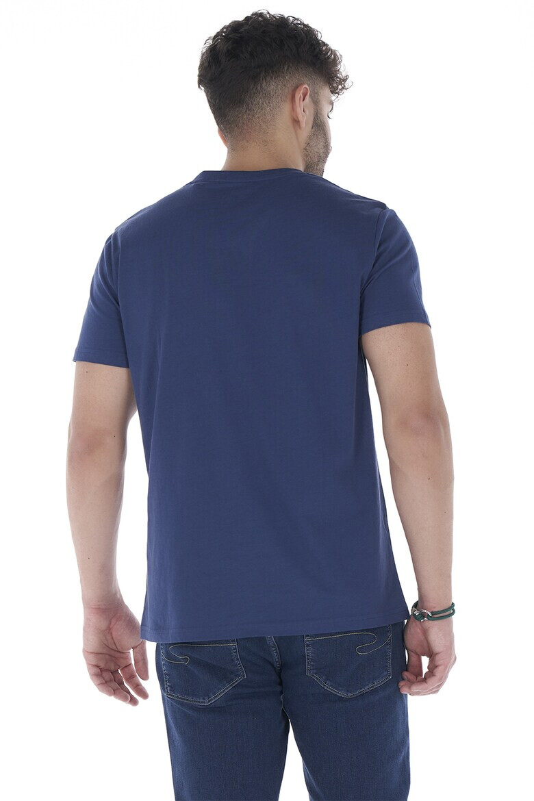 Lee Cooper Тениска с овално деколте и лого - Pepit.bg
