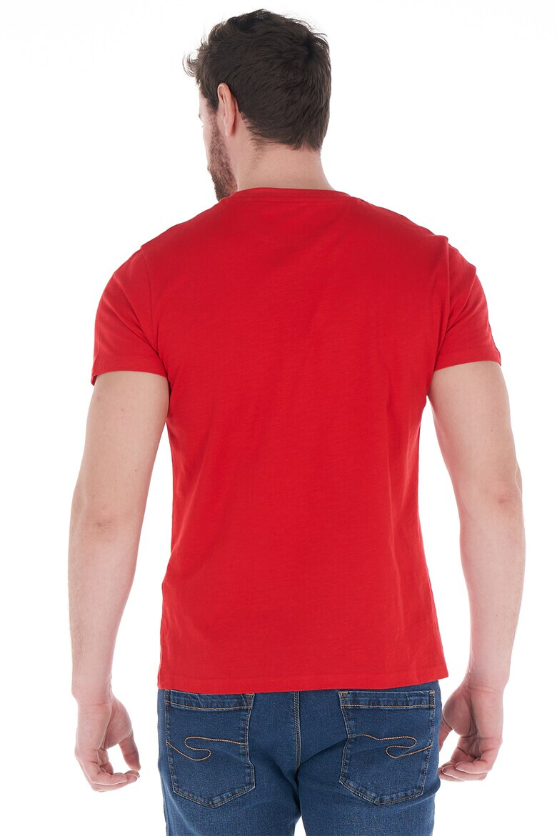 Lee Cooper Тениска с овално деколте и лого - Pepit.bg