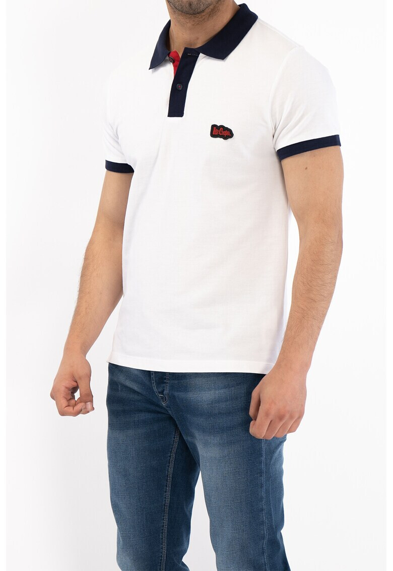 Lee Cooper Тениска с яка и контрасти - Pepit.bg