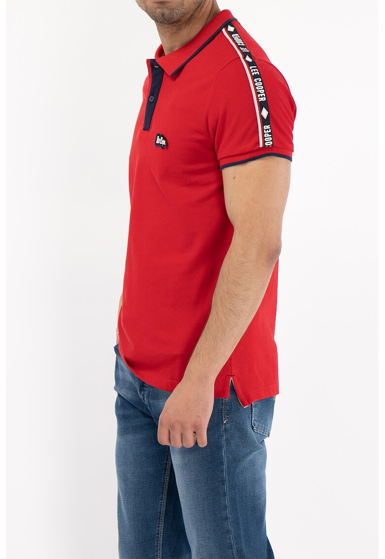 Lee Cooper Тениска с яка и контрасти - Pepit.bg