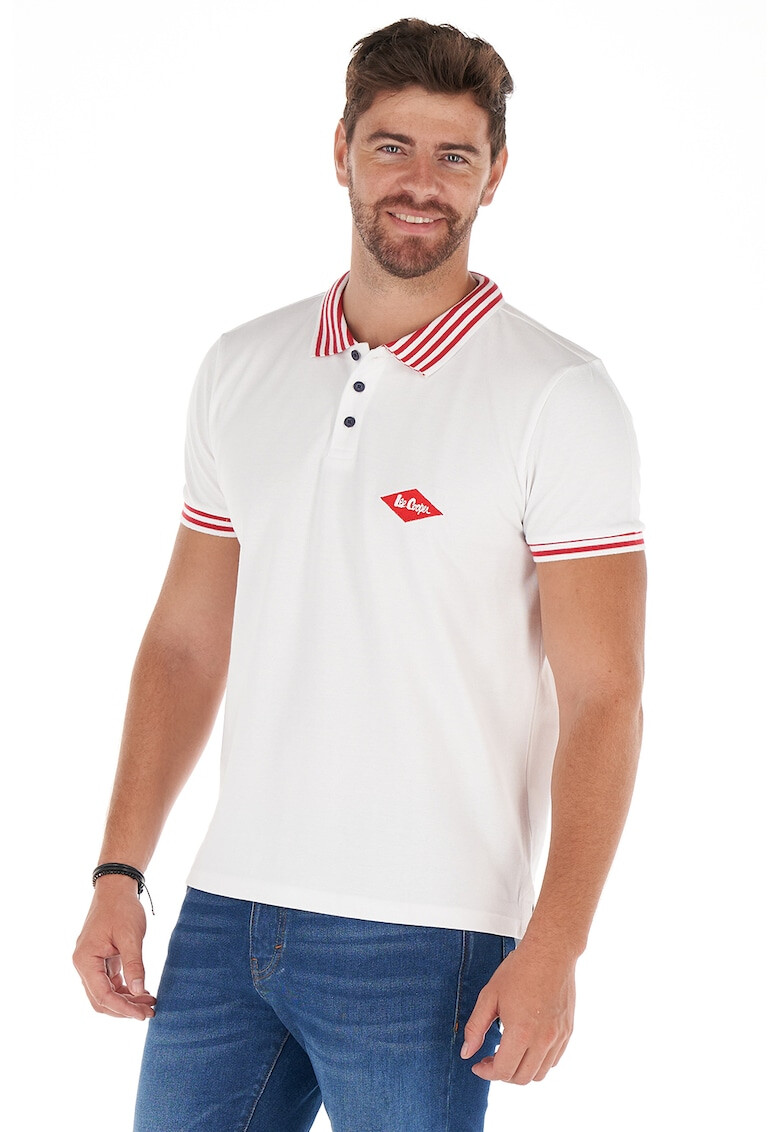 Lee Cooper Тениска с яка и контрасти - Pepit.bg