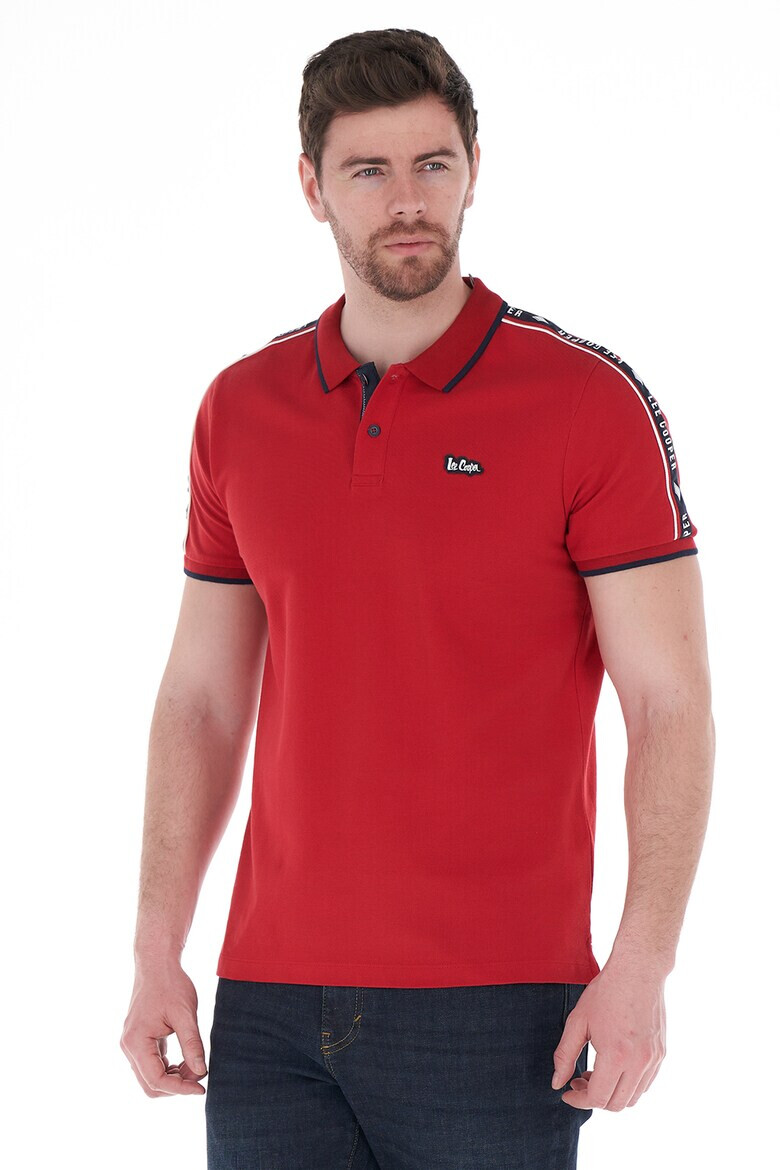 Lee Cooper Тениска с яка и лого - Pepit.bg