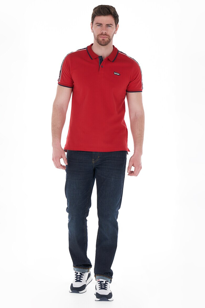 Lee Cooper Тениска с яка и лого - Pepit.bg