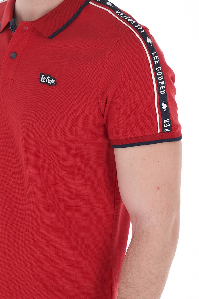 Lee Cooper Тениска с яка и лого - Pepit.bg