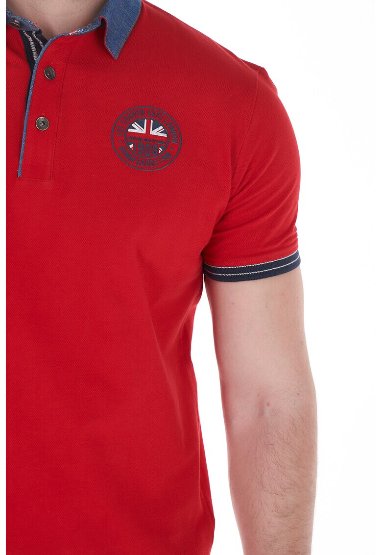Lee Cooper Тениска с яка и лого - Pepit.bg