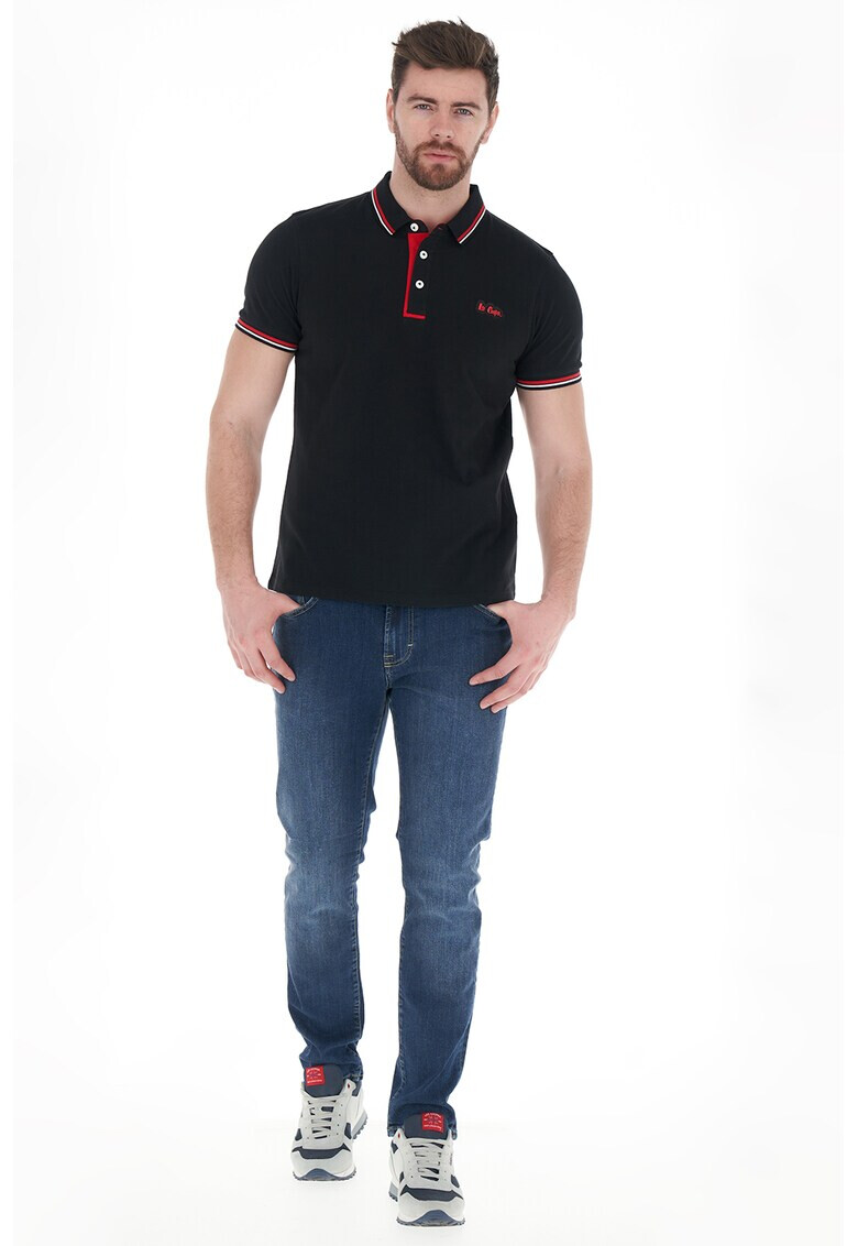 Lee Cooper Тениска с яка и лого - Pepit.bg