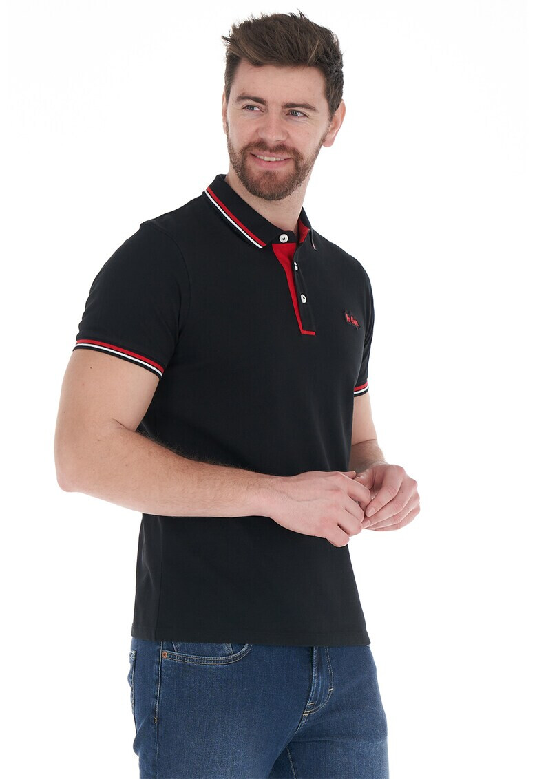 Lee Cooper Тениска с яка и лого - Pepit.bg