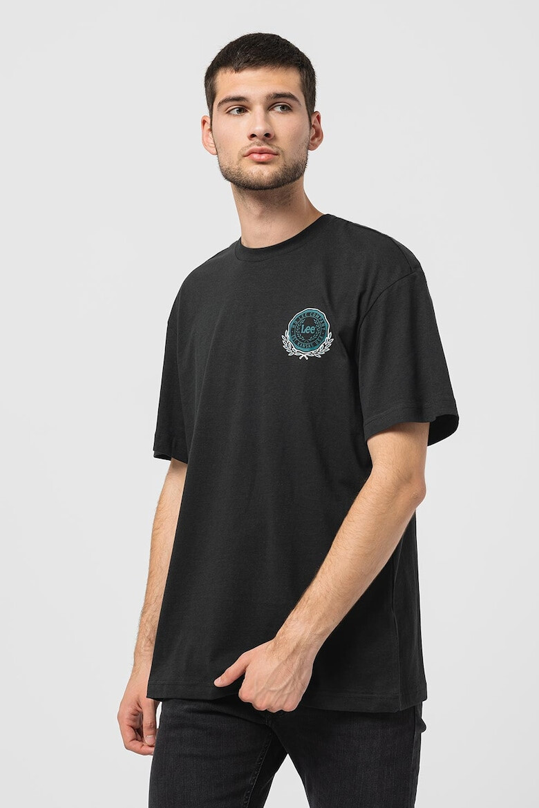 Lee Памучна тениска Varsity - Pepit.bg