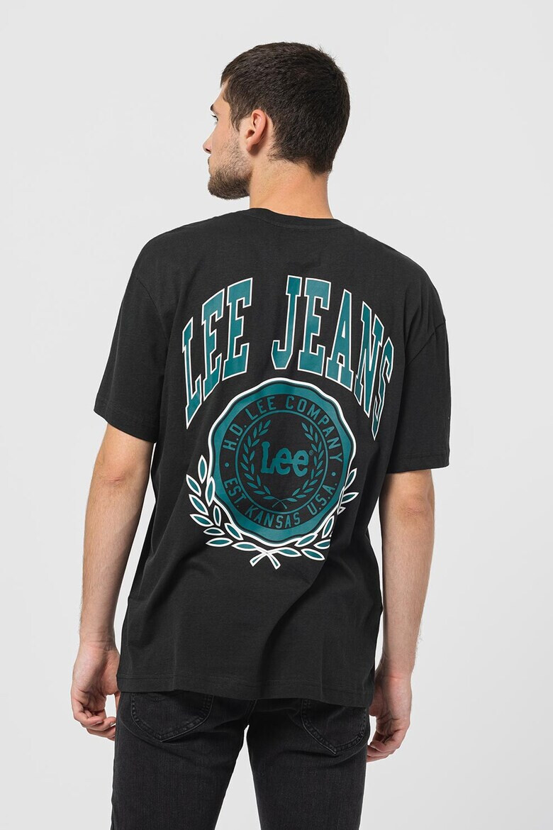 Lee Памучна тениска Varsity - Pepit.bg