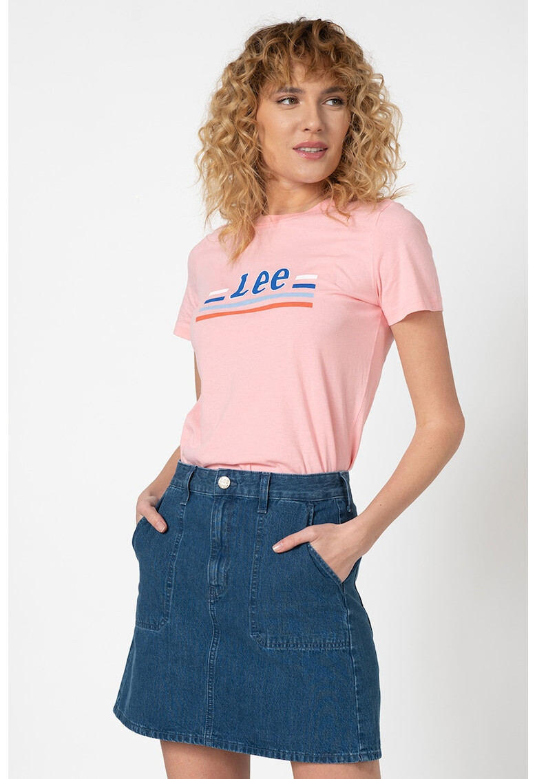 Lee Тениска Essential с лого - Pepit.bg