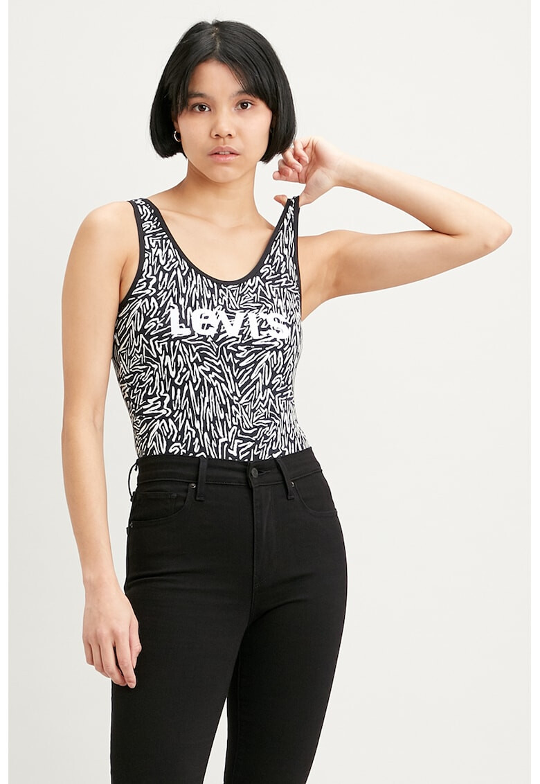 Levi's Десенирано боди с лого - Pepit.bg