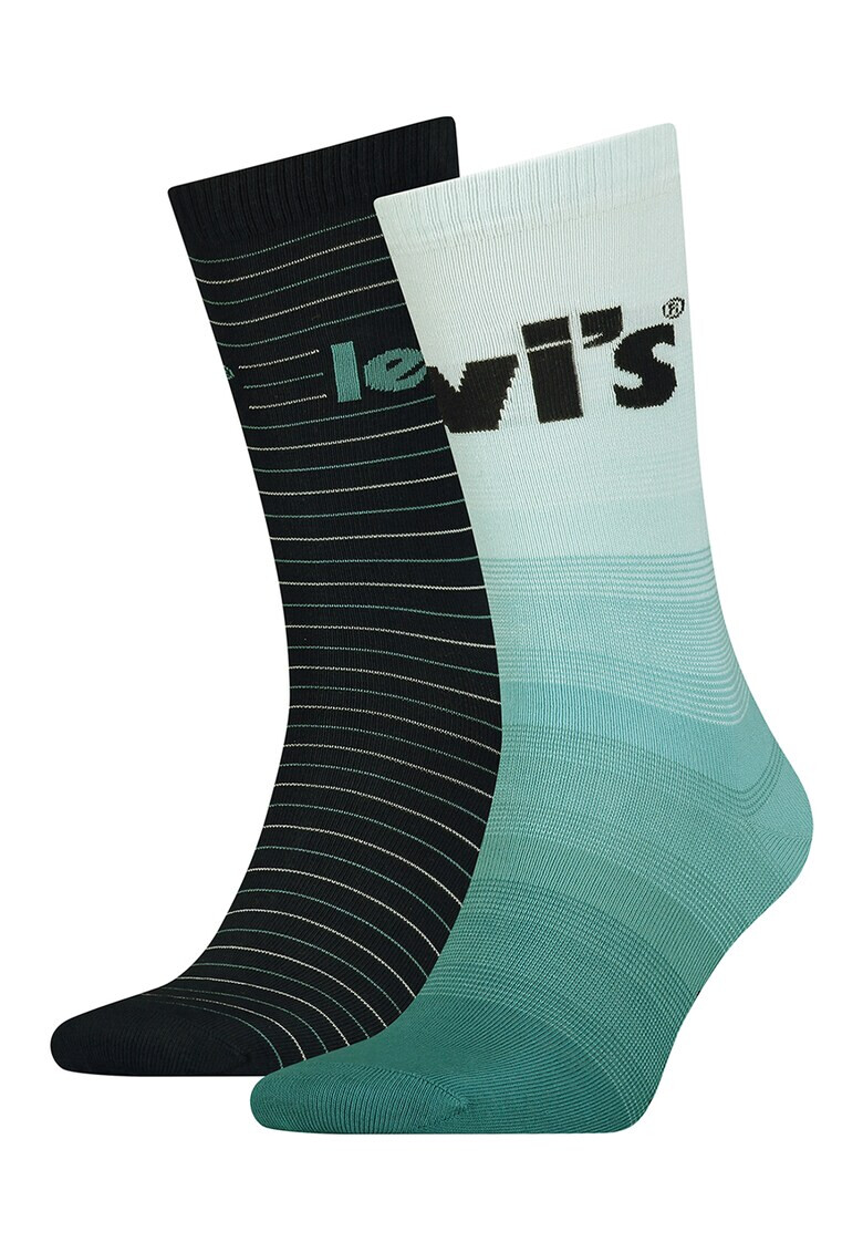 Levi's Дълги чорапи с лого - 2 чифта - Pepit.bg
