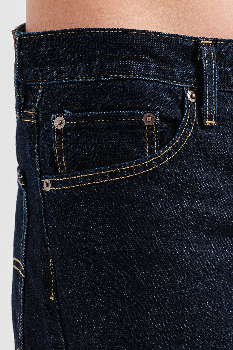 Levis Дънки с лен с широк крачол - Тъмносин - Pepit.bg