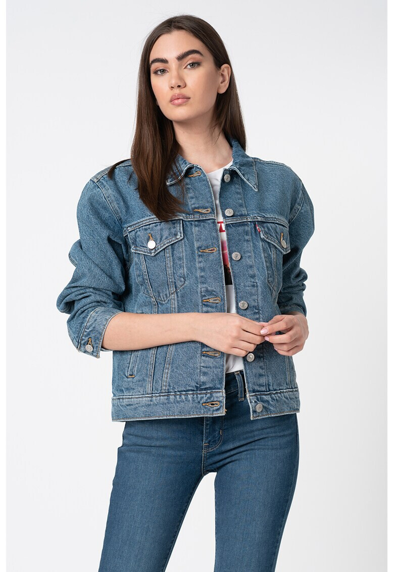 Levi's Дънково яке с джоб на гърдите - Pepit.bg