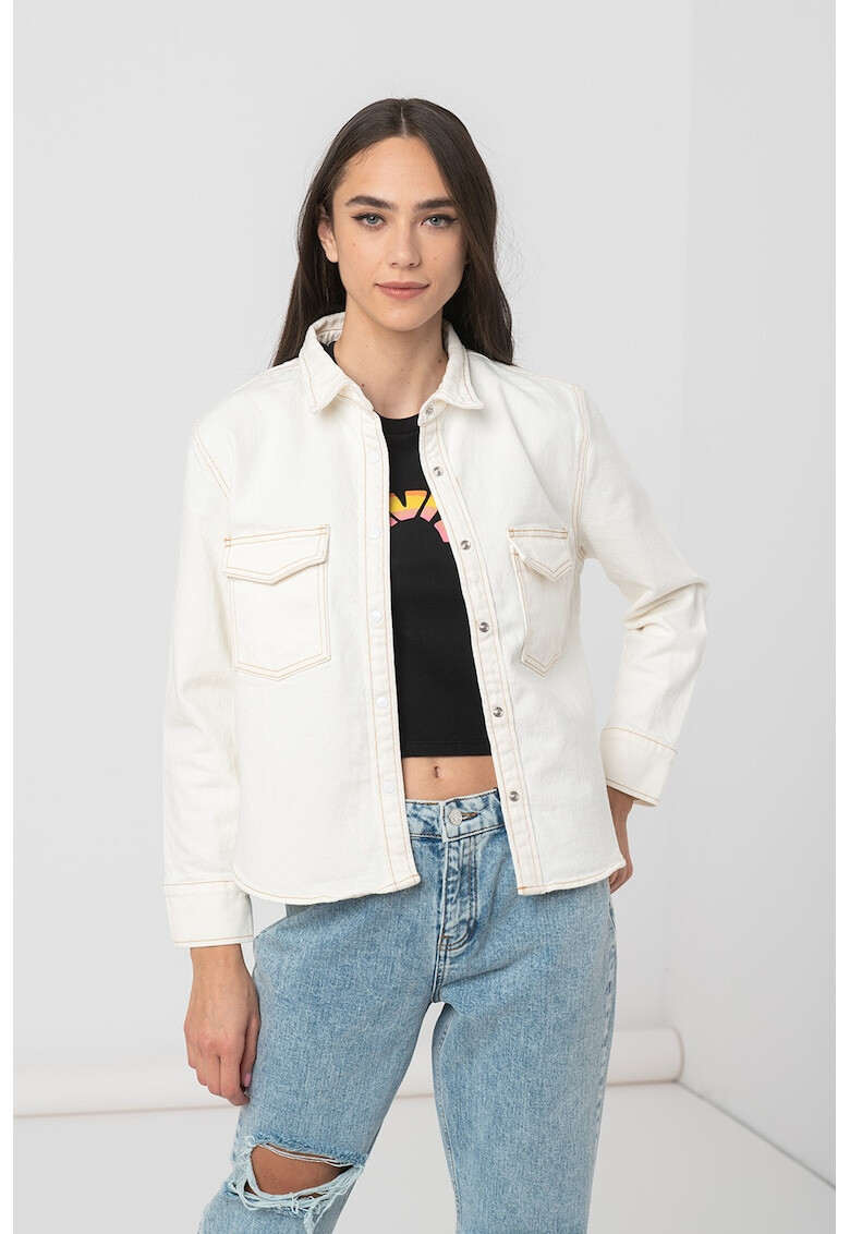 Levi's Дънково яке с джобове с капаче - Pepit.bg