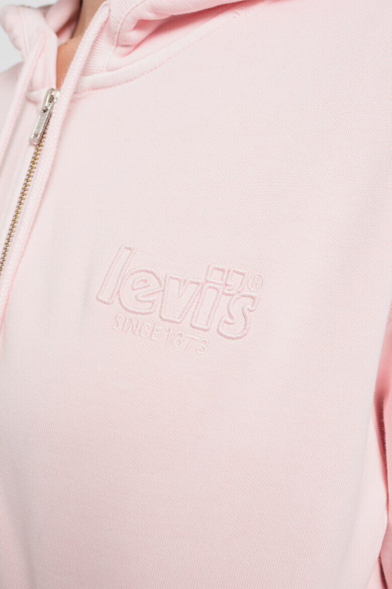 Levi's Худи с цип и бродирано лого - Pepit.bg