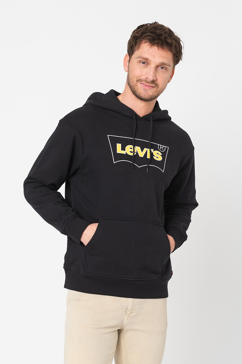 Levi's Худи с джоб кенгуру и лого - Pepit.bg