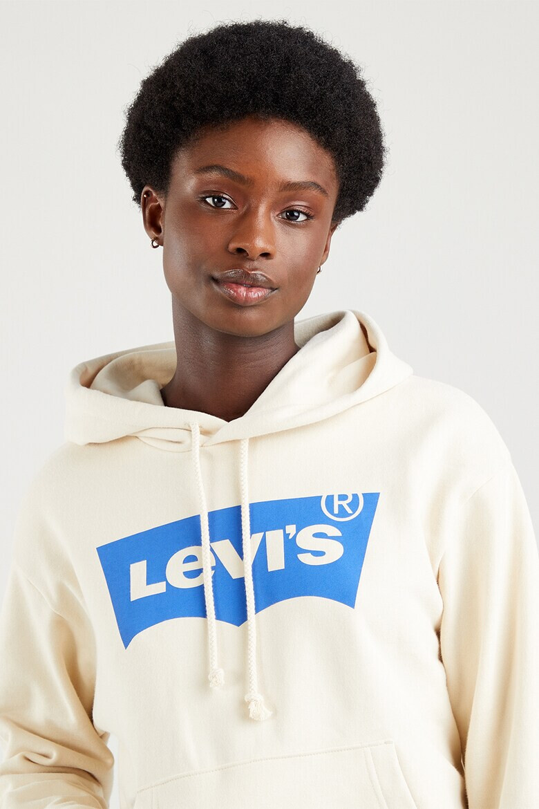 Levi's Худи с джоб кенгуру и лого - Pepit.bg