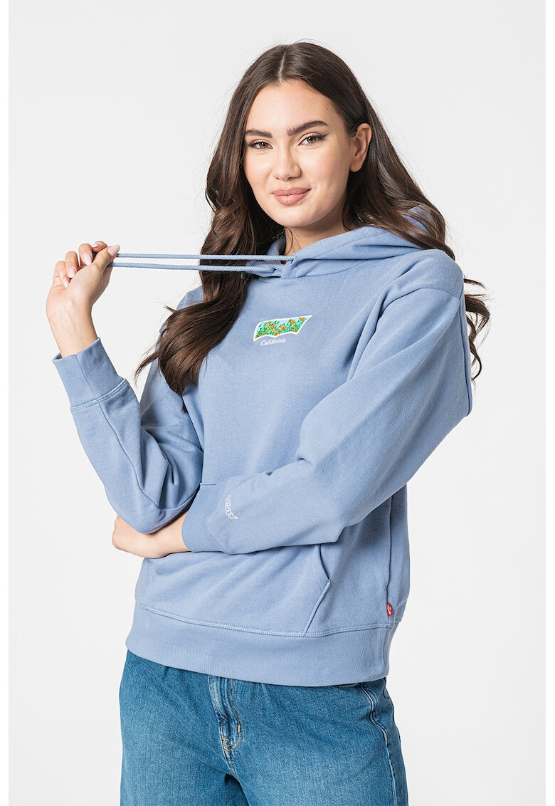 Levi's Худи с джоб кенгуру и лого - Pepit.bg