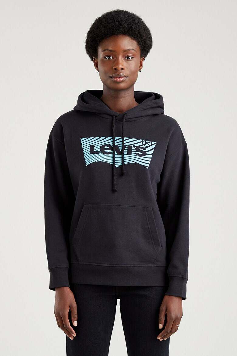 Levi's Худи с джоб кенгуру и лого - Pepit.bg