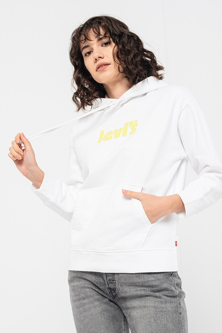 Levi's Худи с джоб кенгуру и лого - Pepit.bg