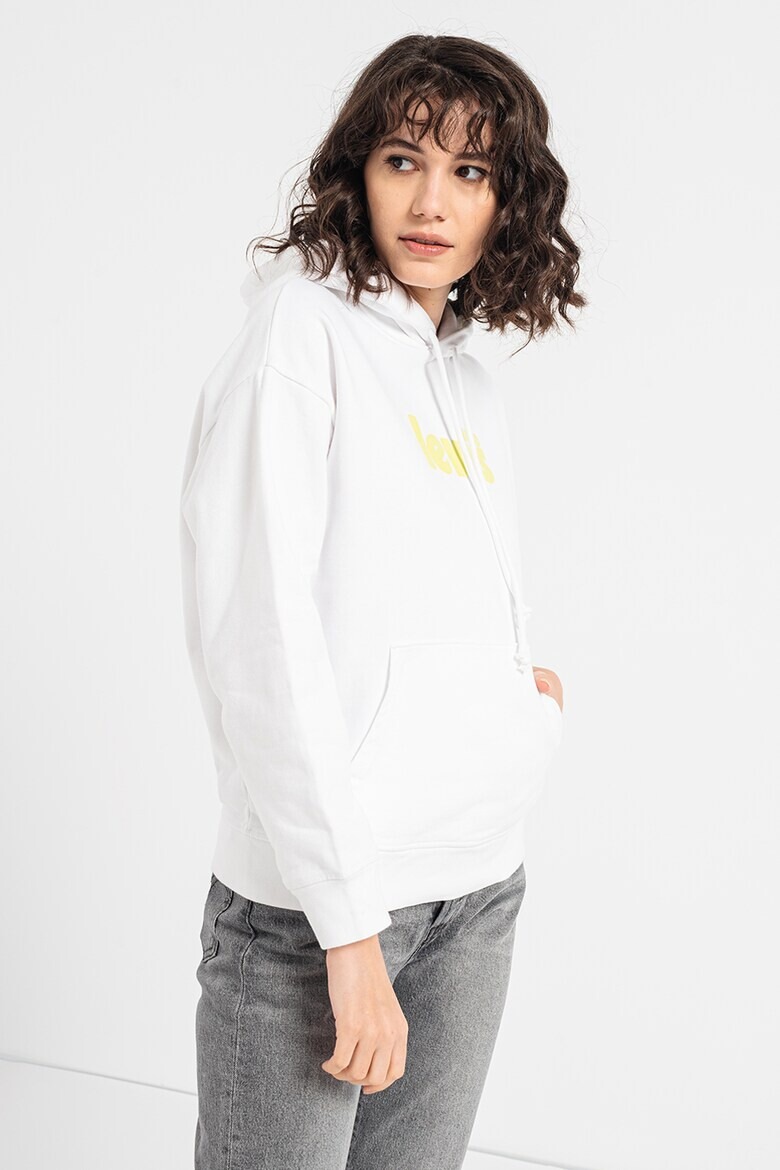 Levi's Худи с джоб кенгуру и лого - Pepit.bg