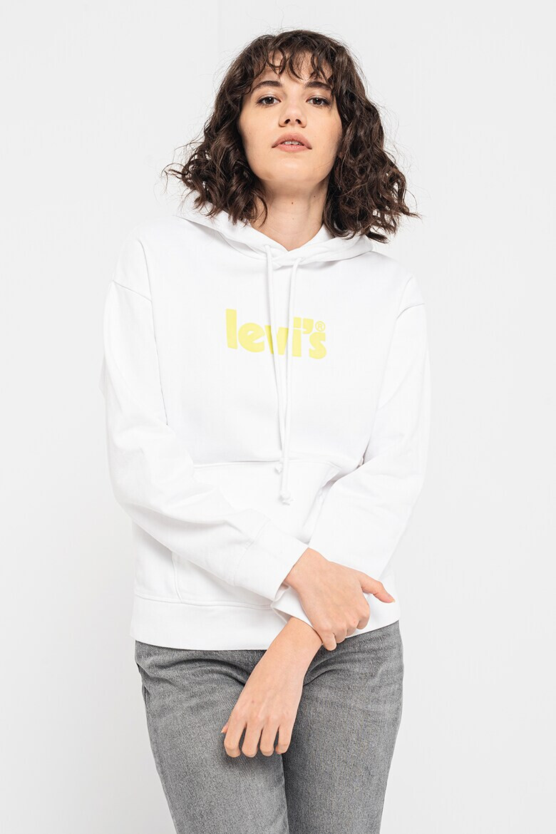 Levi's Худи с джоб кенгуру и лого - Pepit.bg