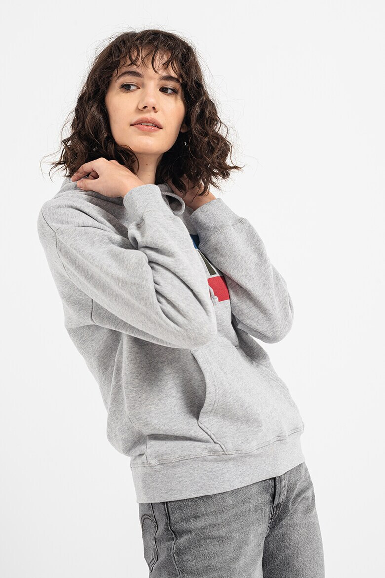Levi's Худи с джоб кенгуру и лого - Pepit.bg