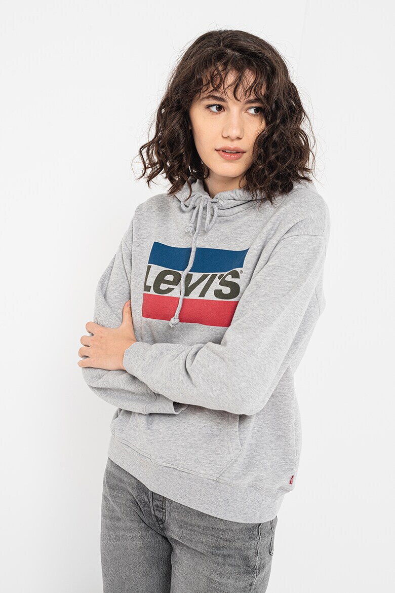 Levi's Худи с джоб кенгуру и лого - Pepit.bg