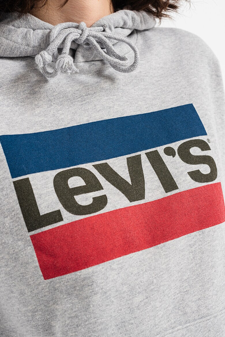 Levi's Худи с джоб кенгуру и лого - Pepit.bg
