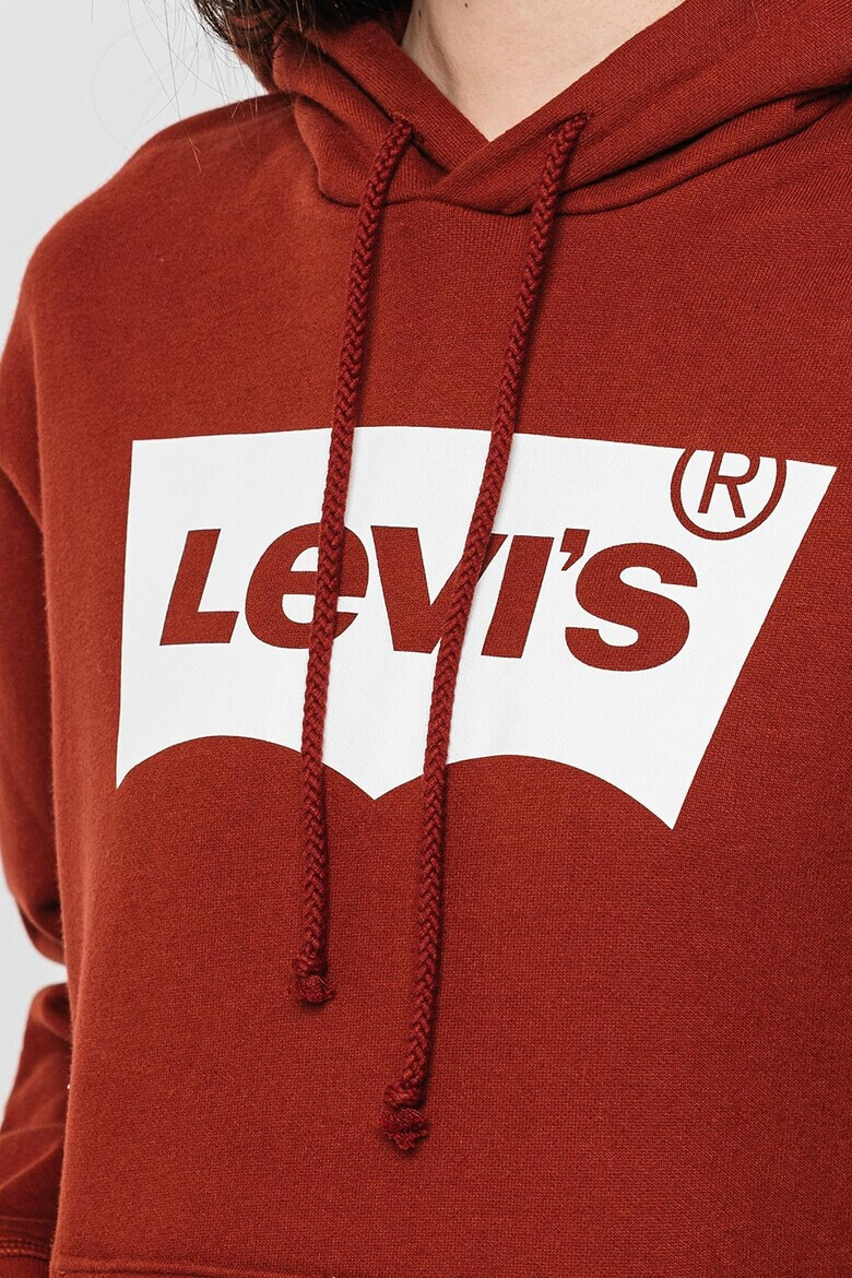Levi's Худи с джоб кенгуру и лого - Pepit.bg