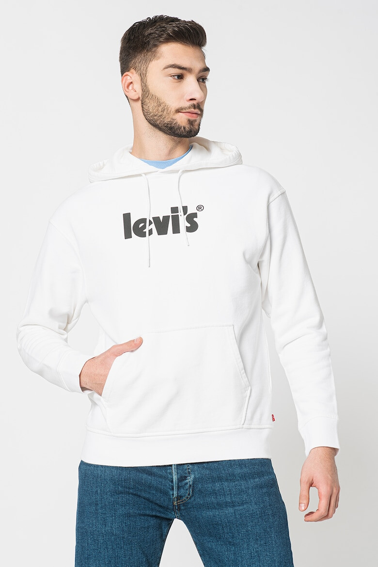 Levi's Худи с джоб кенгуру и лого - Pepit.bg