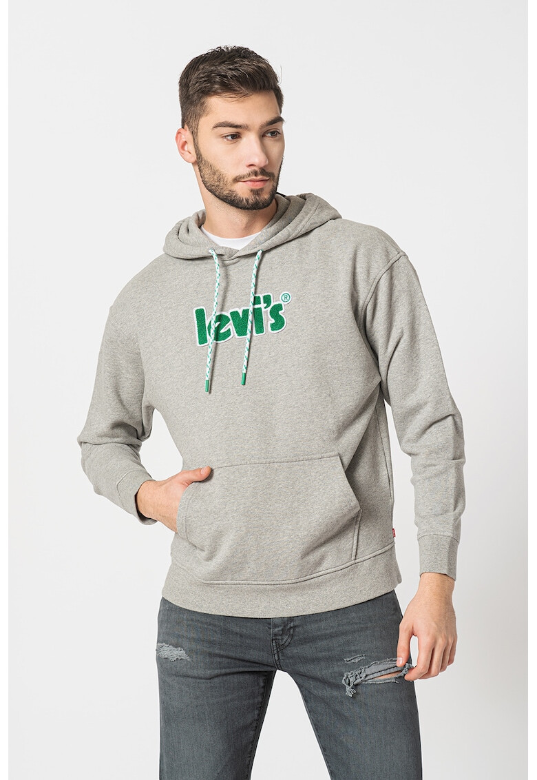 Levi's Худи с джоб кенгуру и лого - Pepit.bg