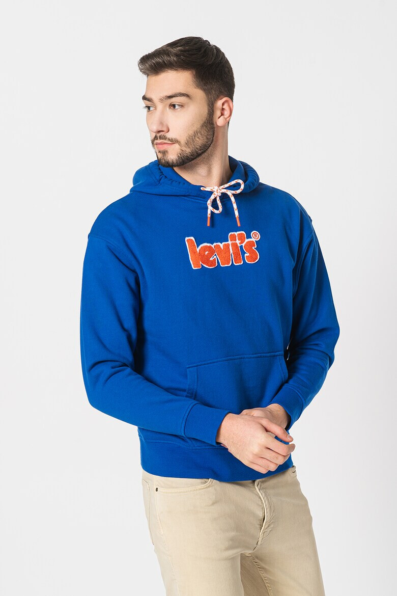 Levi's Худи с джоб кенгуру и лого - Pepit.bg